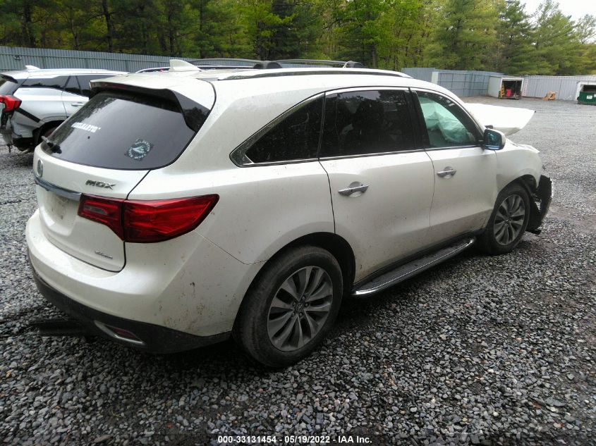 2014 ACURA MDX TECH/ENTERTAINMENT PKG 5FRYD4H64EB004342