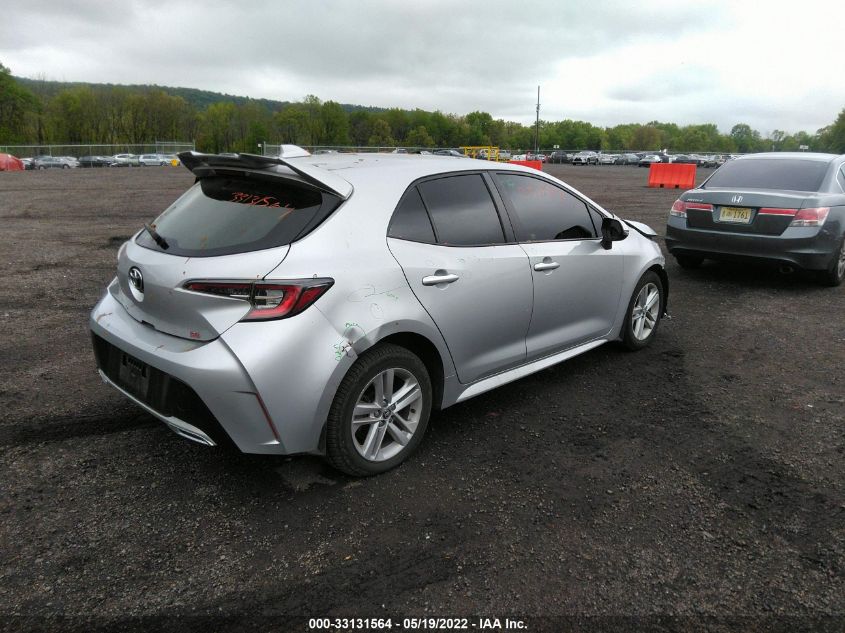 2019 TOYOTA COROLLA HATCHBACK SE/XSE JTNK4RBE7K3028854