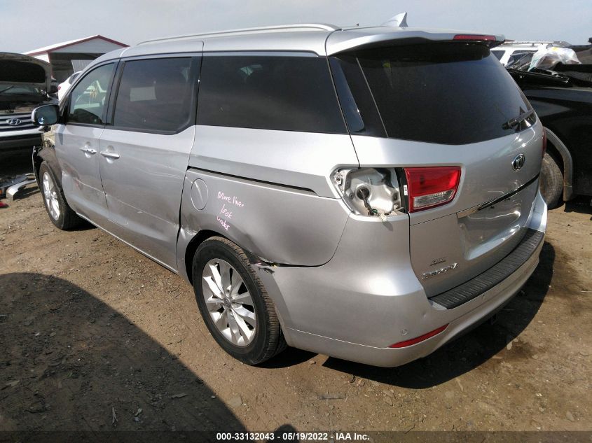 2016 KIA SEDONA EX KNDMC5C19G6136970