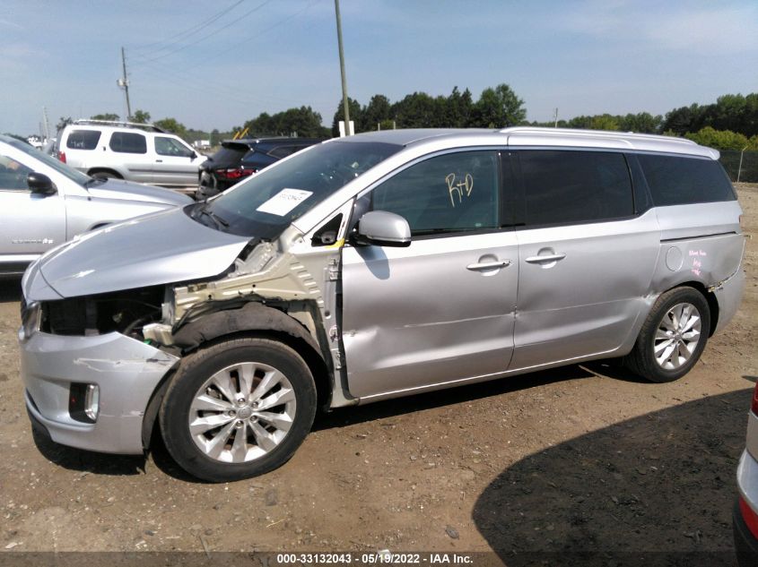 2016 KIA SEDONA EX KNDMC5C19G6136970