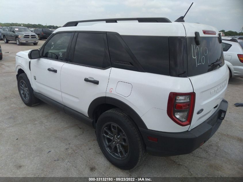 2021 FORD BRONCO SPORT BIG BEND 3FMCR9B66MRA83301