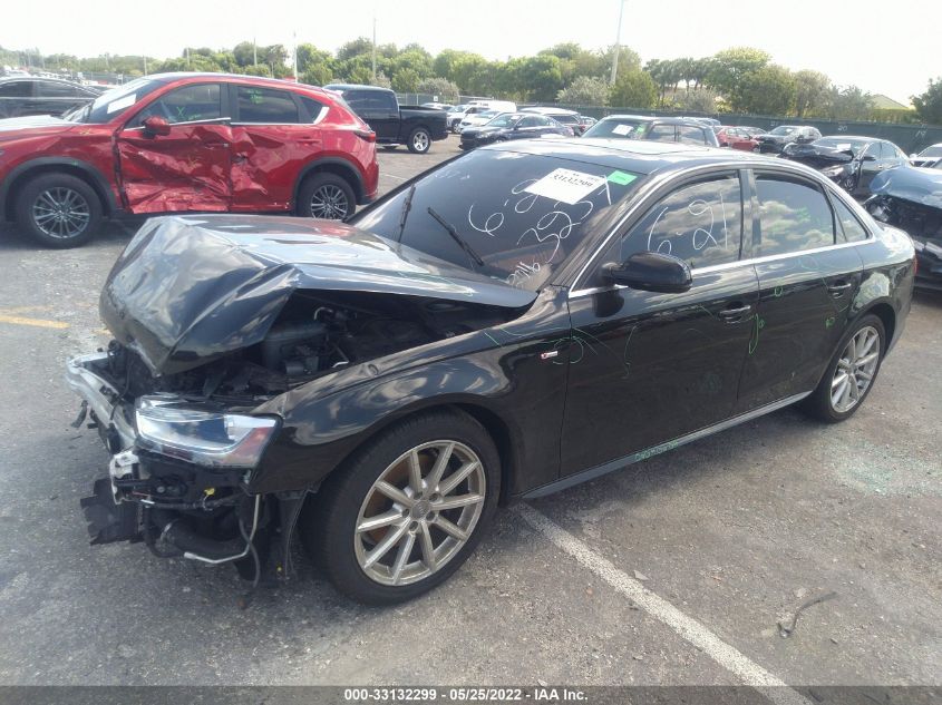 2016 AUDI A4 PREMIUM WAUAFAFL0GN013237
