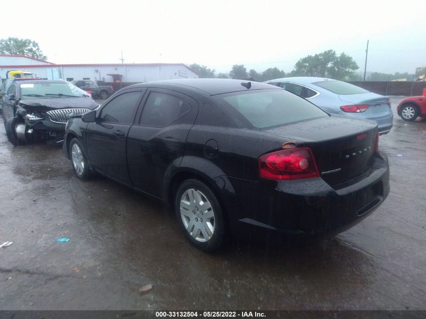 2013 DODGE AVENGER SE 1C3CDZAB7DN677386