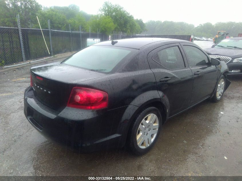2013 DODGE AVENGER SE 1C3CDZAB7DN677386