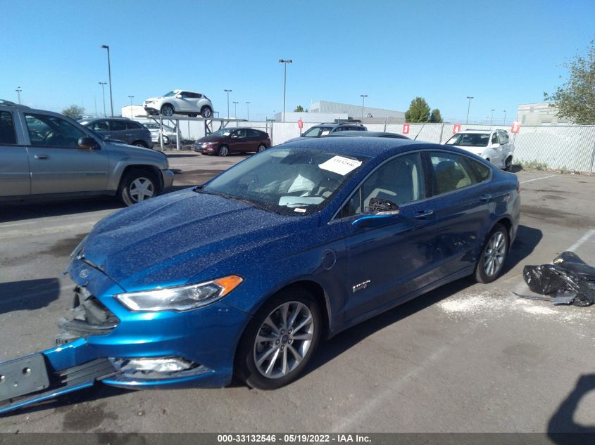 2017 FORD FUSION ENERGI SE 3FA6P0PU3HR238795