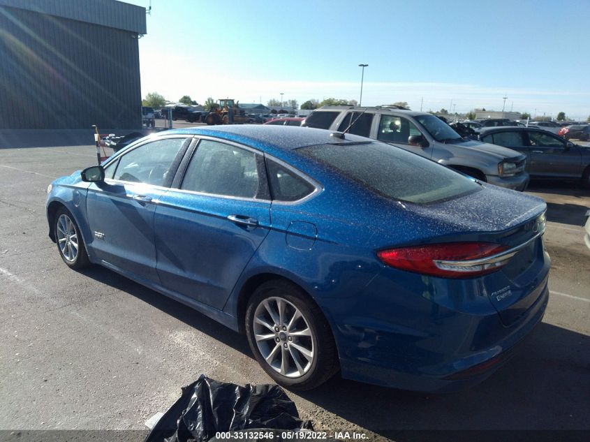 2017 FORD FUSION ENERGI SE 3FA6P0PU3HR238795