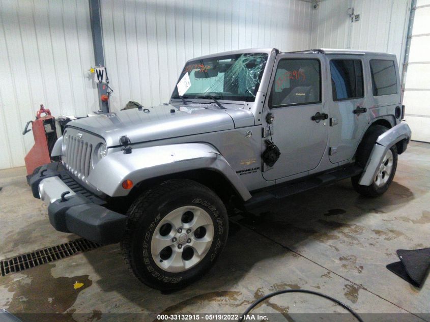 2014 JEEP WRANGLER UNLIMITED SAHARA 1C4BJWEG2EL107202