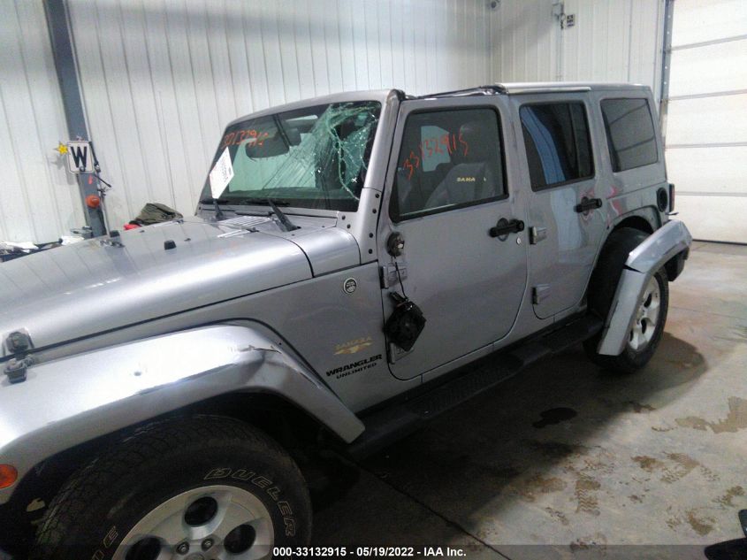2014 JEEP WRANGLER UNLIMITED SAHARA 1C4BJWEG2EL107202
