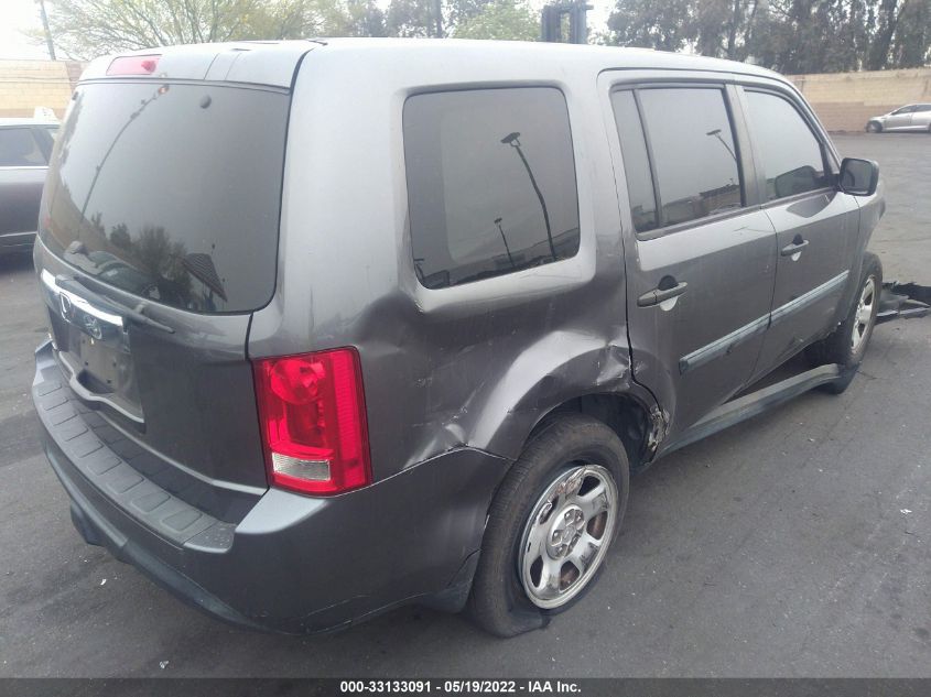 2015 HONDA PILOT LX 5FNYF3H21FB004108