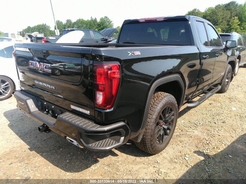 2022 GMC SIERRA 1500 LIMITED ELEVATION 1GTR9CED4NZ137780