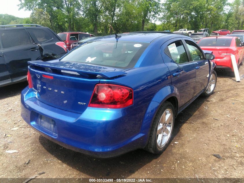 2014 DODGE AVENGER SXT 1C3CDZCG5EN136380