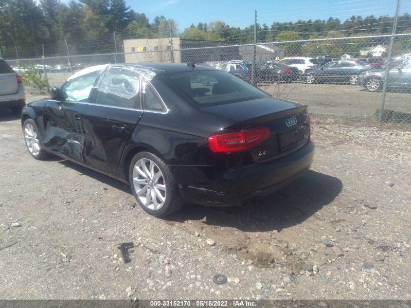 2013 AUDI A4 PREMIUM PLUS WAUFFAFL7DN034538
