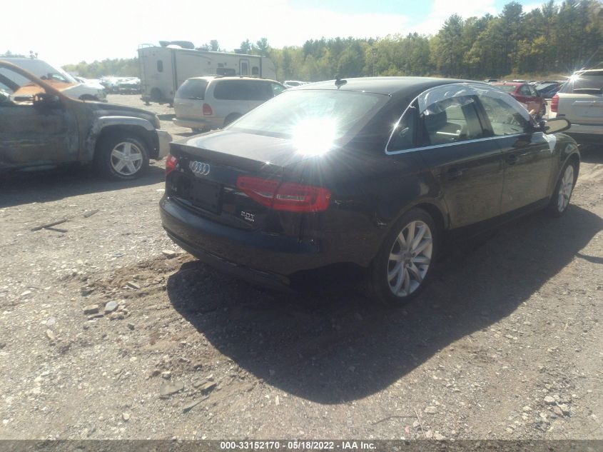 2013 AUDI A4 PREMIUM PLUS WAUFFAFL7DN034538