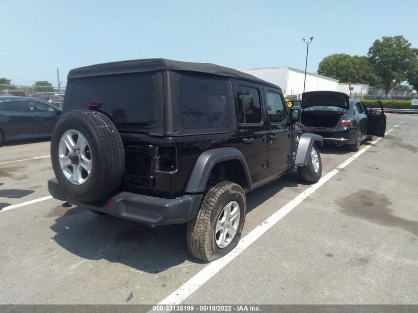 2018 JEEP WRANGLER UNLIMITED SPORT S 1C4HJXDGXJW158599