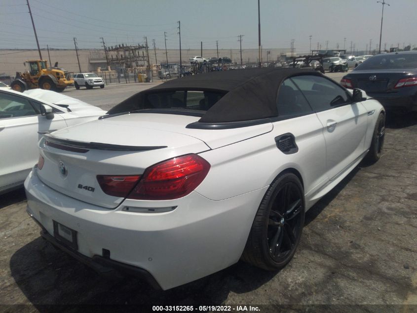 2014 BMW 6 SERIES 640I XDRIVE WBAYP5C50EDZ27919
