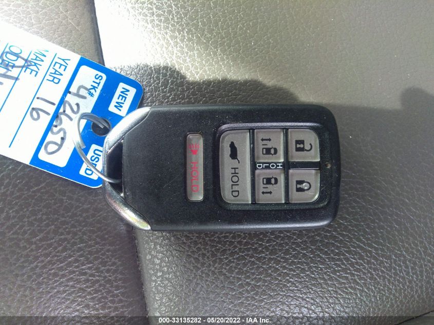 2016 HONDA ODYSSEY EX-L 5FNRL5H68GB068935