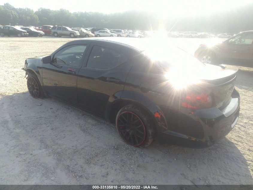 2013 DODGE AVENGER R/T 1C3CDZBG2DN587377