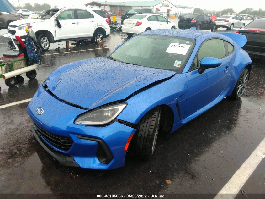 2022 SUBARU BRZ LIMITED JF1ZDBE10N9700912