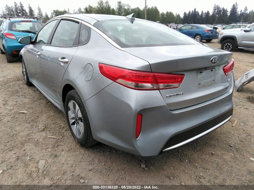 2017 KIA OPTIMA HYBRID BASE KNAGT4LE3H5019092