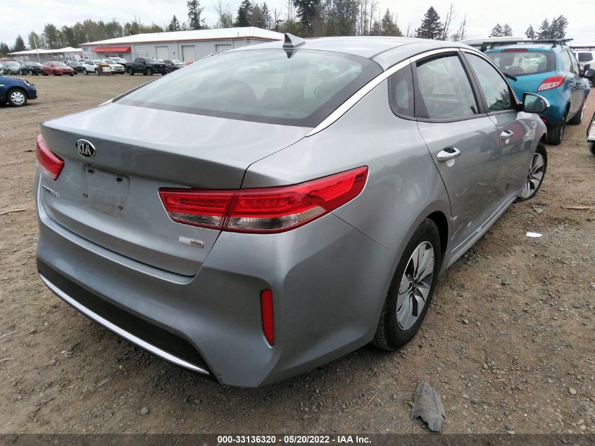 2017 KIA OPTIMA HYBRID BASE KNAGT4LE3H5019092