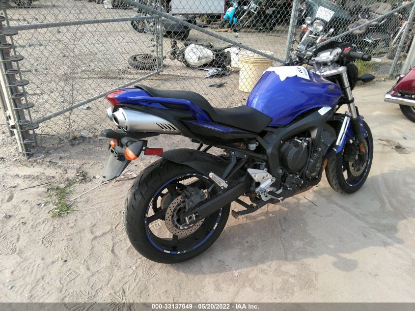 2007 YAMAHA FZ6 SHG JYARJ13E47A001850