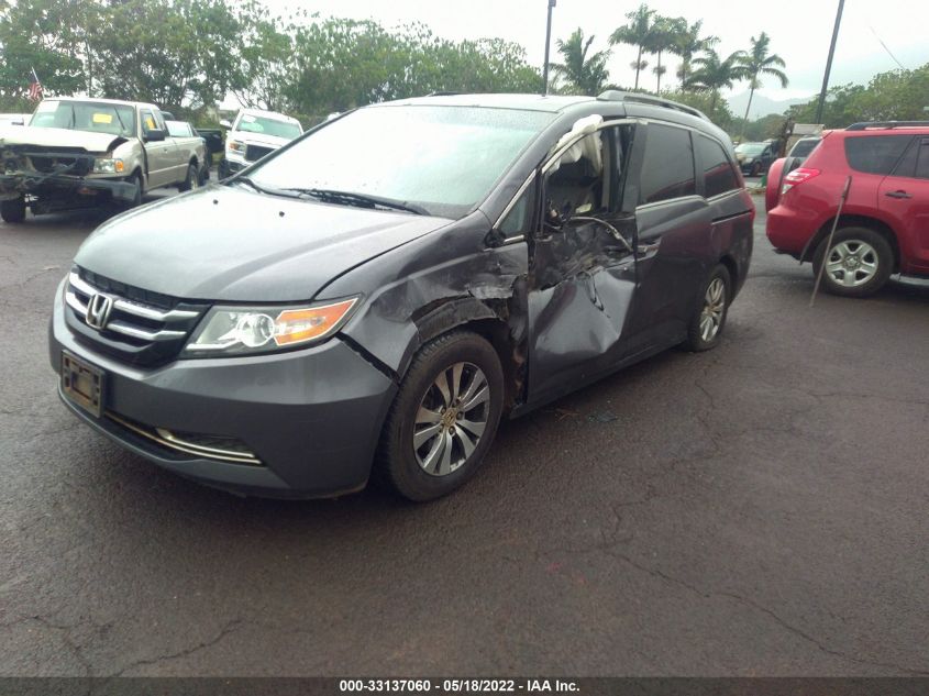 2014 HONDA ODYSSEY EX-L 5FNRL5H66EB114825