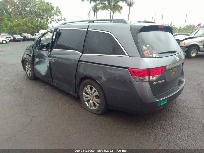 2014 HONDA ODYSSEY EX-L 5FNRL5H66EB114825