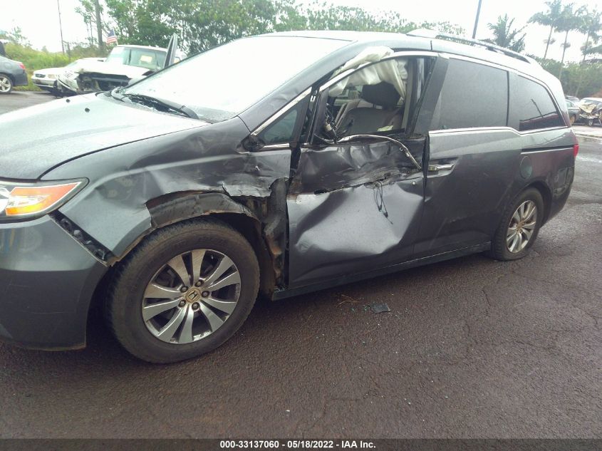 2014 HONDA ODYSSEY EX-L 5FNRL5H66EB114825