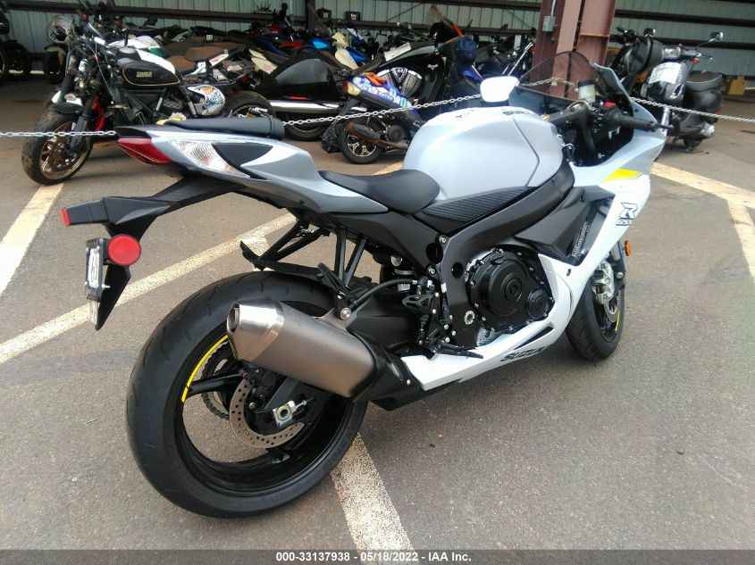 2022 SUZUKI GSX-R600 JS1GN7FA1N7100335