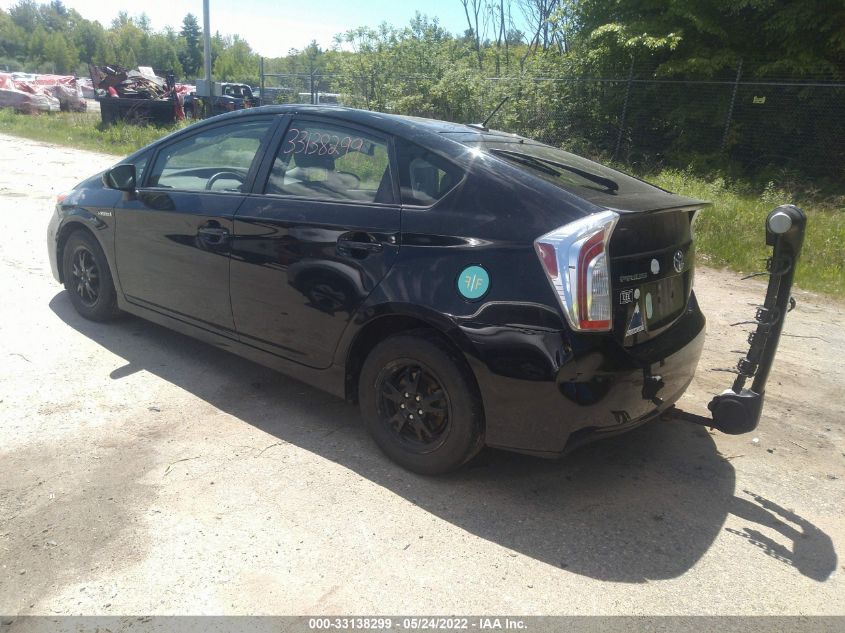 2015 TOYOTA PRIUS FOUR JTDKN3DU7F0395652