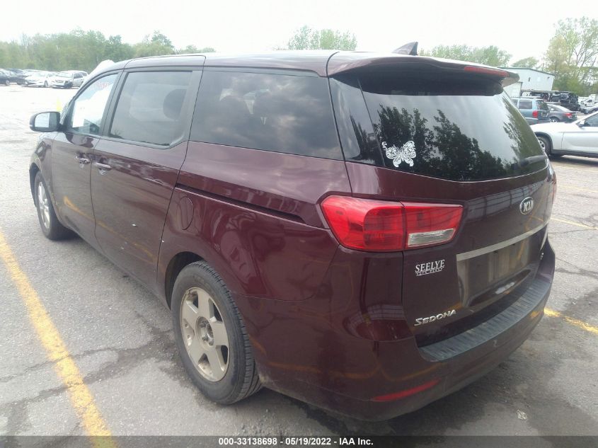 2017 KIA SEDONA LX KNDMB5C14H6221476