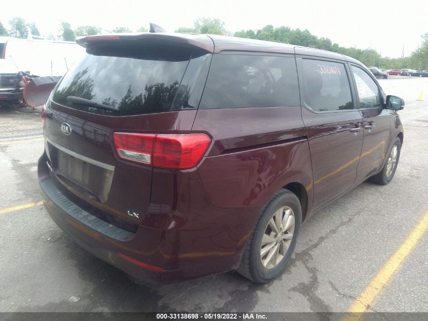 2017 KIA SEDONA LX KNDMB5C14H6221476