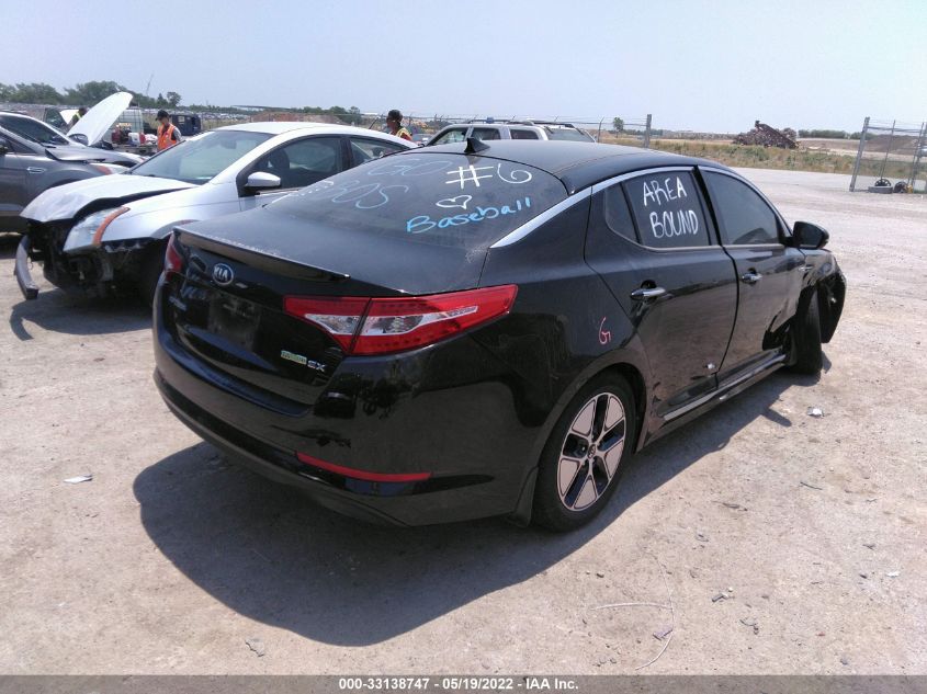 2013 KIA OPTIMA HYBRID EX KNAGM4AD5D5055562