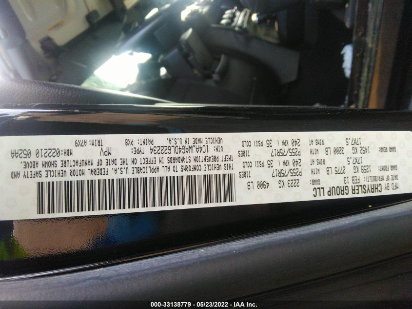 2013 JEEP WRANGLER SPORT 1C4AJWAG4DL622234