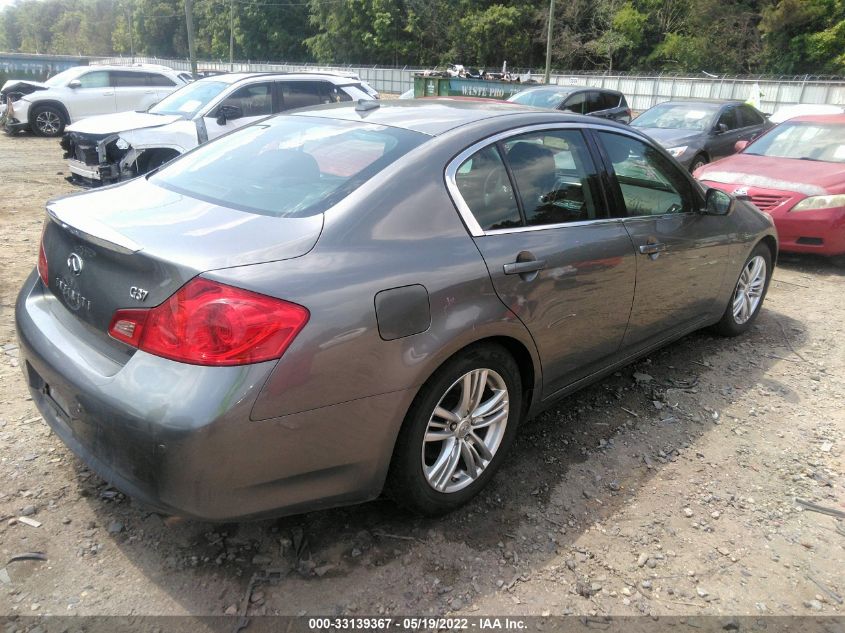 2013 INFINITI G37 SEDAN JOURNEY JN1CV6AP9DM720105