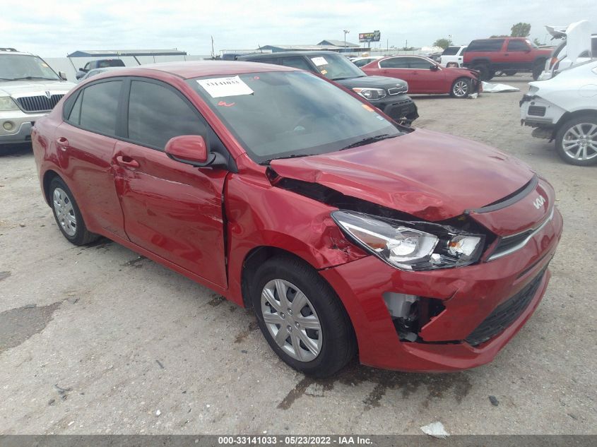 2022 KIA RIO S 3KPA24AD5NE443055