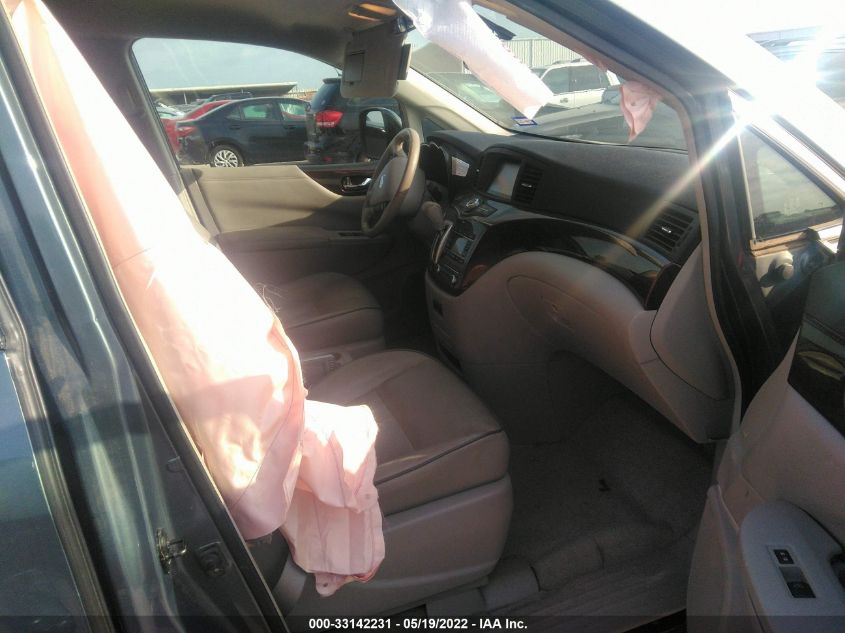 2013 NISSAN QUEST SL JN8AE2KP1D9065280