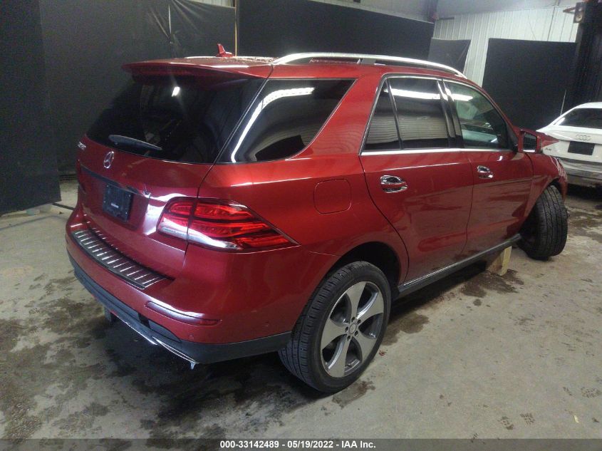 2016 MERCEDES-BENZ GLE GLE 350 4JGDA5JB9GA739556