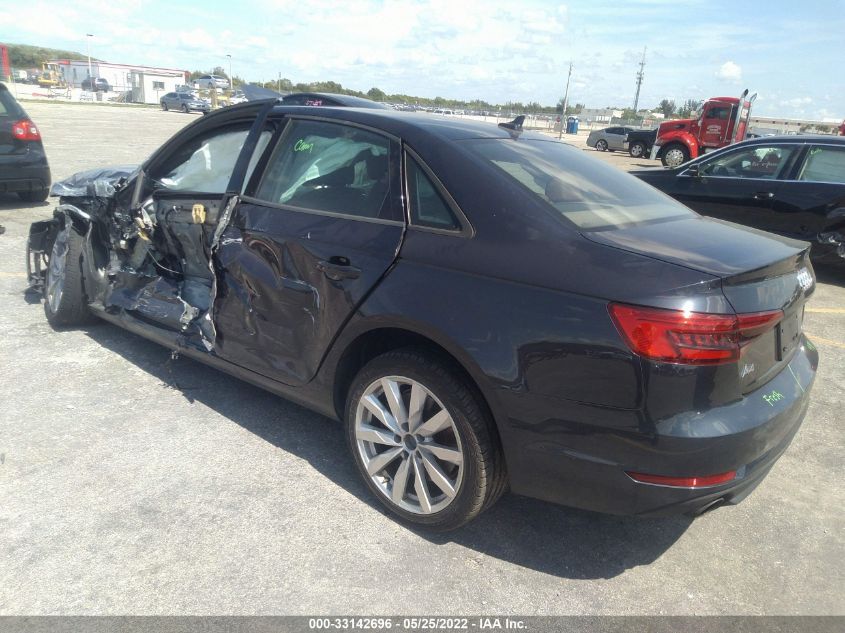 2017 AUDI A4 PREMIUM WAUGNAF45HN031384