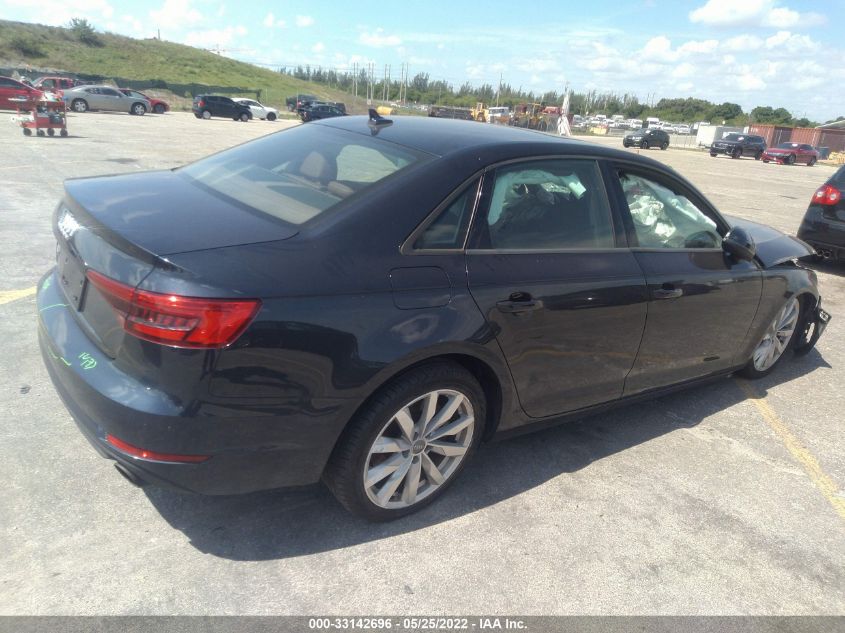2017 AUDI A4 PREMIUM WAUGNAF45HN031384
