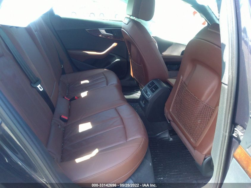 2017 AUDI A4 PREMIUM WAUGNAF45HN031384