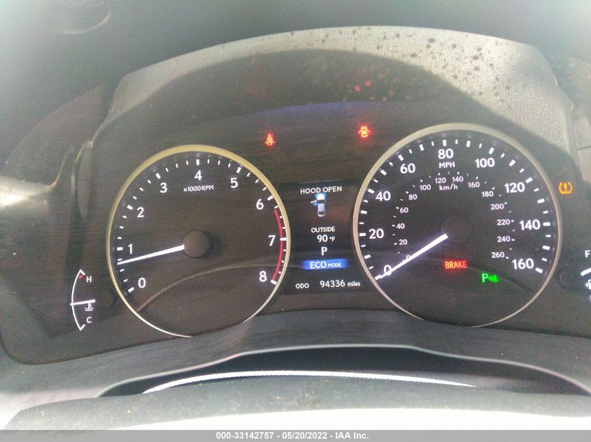 2013 LEXUS ES 350 4DR SDN JTHBK1GG6D2041964