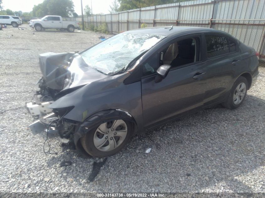 2013 HONDA CIVIC SDN LX 19XFB2F59DE034938