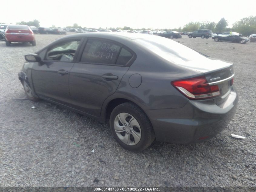 2013 HONDA CIVIC SDN LX 19XFB2F59DE034938