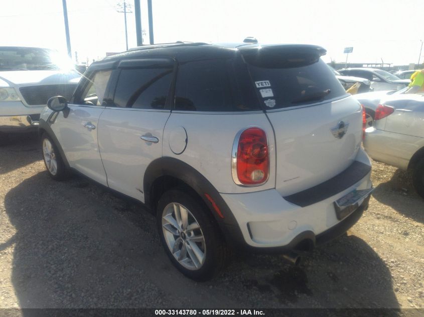 2013 MINI COOPER COUNTRYMAN S WMWZC3C50DWP22673