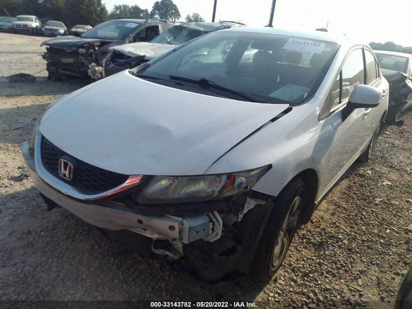 2013 HONDA CIVIC SDN LX 19XFB2F53DE090325