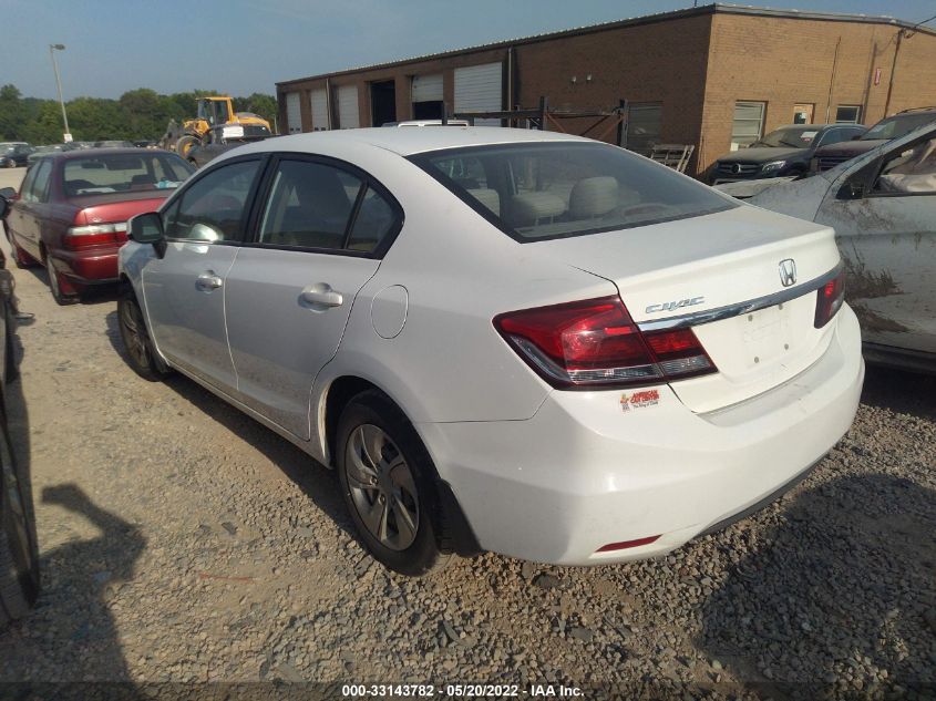 2013 HONDA CIVIC SDN LX 19XFB2F53DE090325