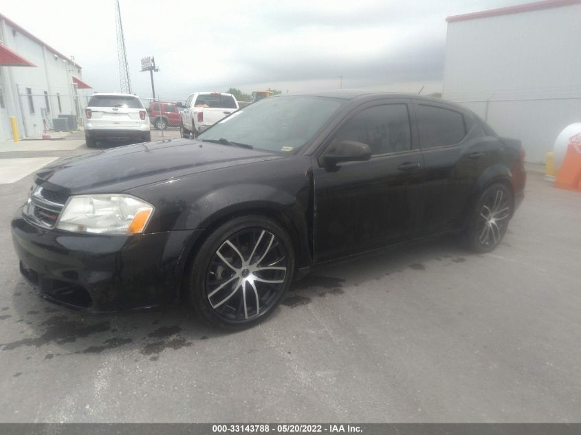 2013 DODGE AVENGER SE 1C3CDZAB2DN618617
