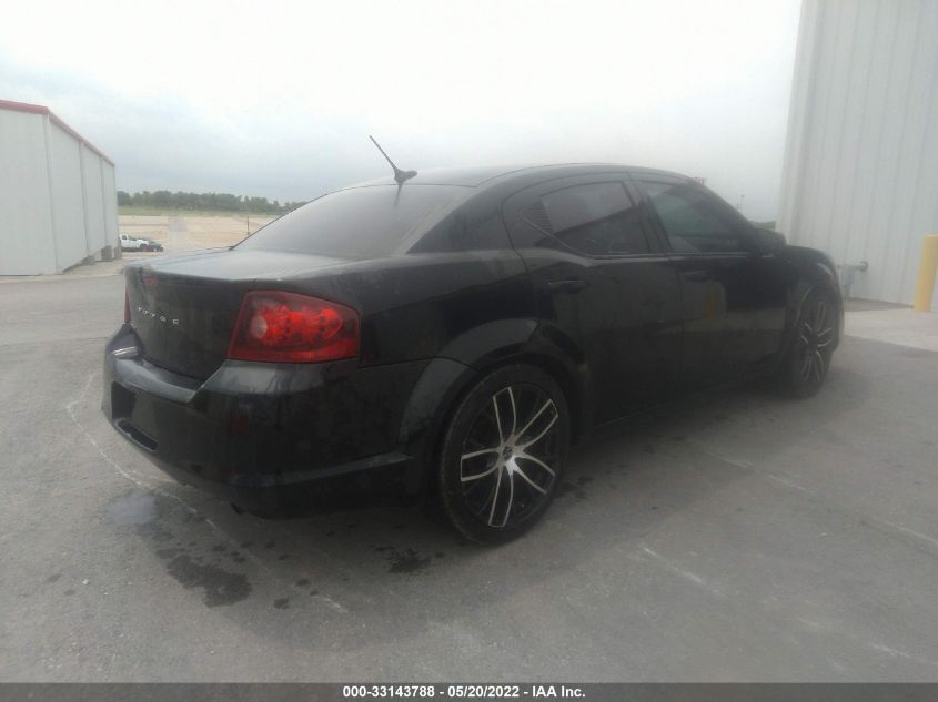 2013 DODGE AVENGER SE 1C3CDZAB2DN618617