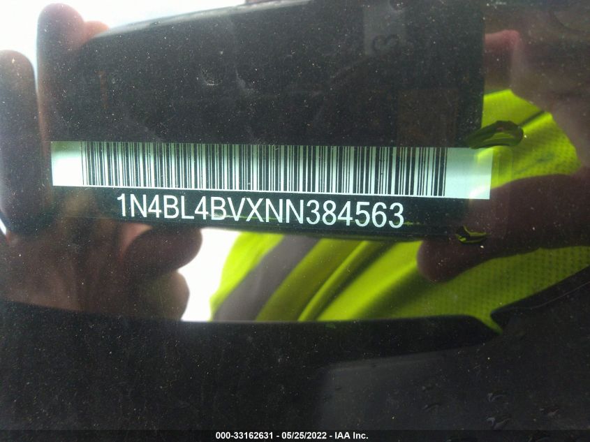 2022 NISSAN ALTIMA 2.5 S 1N4BL4BVXNN384563